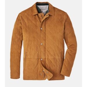 Men's Suede Quilted Jacket